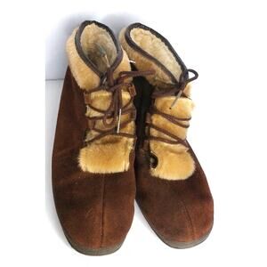 Vintage Yodelers Apres Ski Ankle Boot Size 12 READ